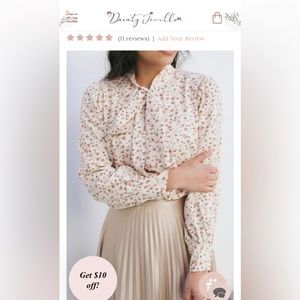 Dainty Jewells Floral Blouse